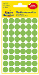 Avery-Zweckform Etichete Avery Zweckform 12 mm, verde neon, 54 etichete, marcare, pachet de 5, 3149, pentru descriere manuală