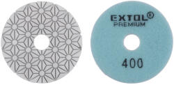 Extol gyémánt csiszolókorong/polírkorong, csempe élcsiszoló, tépőzáras; 100mm, P400, száraz és vizes (8803096) - profikisgep