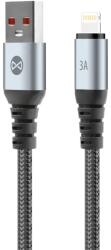 Forever Mobile Apple eszközökhöz fekete Forever Braix USB - Lightning kábel 1, 0 m 3A