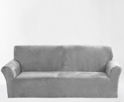  Velúr ülőgarnitúra, Elasztán, 235-300 cm, Szürke (186905348)