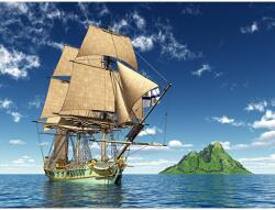 MÉDIA Öntapadós tapéta Nyaralás hajón 1, 250 x 200 cm (FOTOTAP14352)