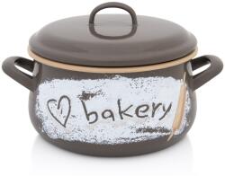 Metalac zománcozott péksüteményes 4 literes fazék üvegfedővel, 20 cm (386901)