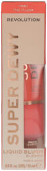 Revolution Super Dewy folyékony pirosító /Fake The Flush - 1 db