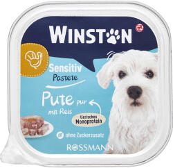 Winston Sensitive állateledel felnőtt kutyáknak, pulyka és rizs - 150 g