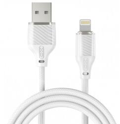 XO Cablu Date/Incarcare XO Design NB291, USB-A - Lightning, 18W, 1m (Alb)