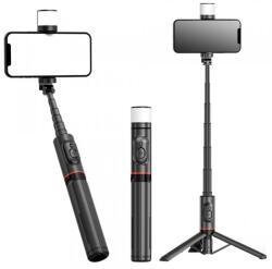 Techsuit Selfie Stick Bluetooth Techsuit Q12S, Universal (Negru)