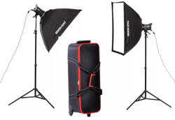 Godox Suli/ovi fotós LED szett - Godox LE300Bi LED Lámpa- Mikrosat 4Clicks 60x90cm softbox - hortáskában