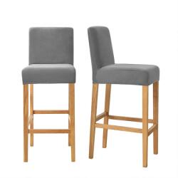 Meble OdNowa Bárszék huzat, Meble OdNowa, velúr, sötétszürke, méretek a táblázat szerint (convivum_5905080705799)