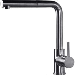 Artinox Athom konyhai csaptelep, PVD Gun Metal, kihúzható fejjel (SS02721)