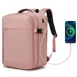 KONO 40×30×20 cm személyes kézipoggyász hátizsák - pink