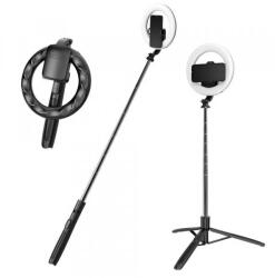 Techsuit Selfie Stick Bluetooth Techsuit Q05s, Universal (Negru)
