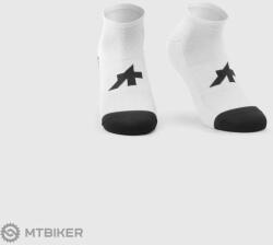 ASSOS Endurance Low Socks S11 zokni, white series (II (EU 43 - 46))