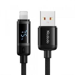 Mcdodo Cablu Date/Incarcare McDodo CA-5000 Bat Display, USB-A - Lightning, 18W, 1.2m (Negru)
