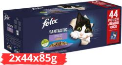FELIX Fantastic Házias Válogatás aszpikban nedves macskaeledel 2x44x85g