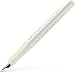Faber-Castell Grip 2010 Töltőtoll, M-hegy, Kókusz fehér (FC140820)