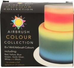 Sugarflair Colours Airbrush színkészlet 8x14ml - Sugarflair (V801)