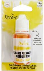 Decora Airbrush festék, folyékony, sárga, 20 g - Decora (9261710)