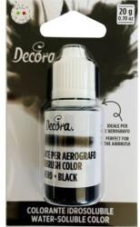Decora Airbrush folyékony festék fekete 20 g - Decora (9261716)