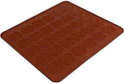 Tasty Me Szilikon forma makrónehezekre, barna, 30 db, 25x28 cm - Tasty Me (TM-macarons)