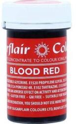 Sugarflair Colours Gelová barva Sugarflair (25 g) Blood Red A151 tortára - Sugarflair (DR-A151)