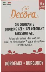 Decora Gélfesték bordó 28 g - Decora (9600824)