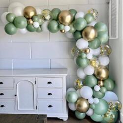 Cakesicq Arany-zöld lufigyertya 52 darabos készlet - Cakesicq (ilcQQ.123)