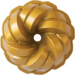 Nordic Ware NW kuglóf forma 75 év fonott 12 cup arany - Nordic Ware (PP-A0044646)