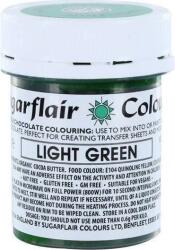 Sugarflair Colours Csokoládaszín kakaóvaj alapú Sugarflair Light Green (35 g) C308 tortához - Sugarflair (DR-C308)
