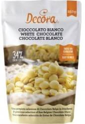 Decora Belgiumi fehér csokoládé 34% 250 g - Decora (9262043)