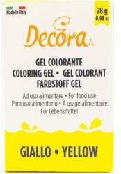 Decora Gél festék sárga 28 g - Decora (9600814)