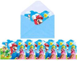 Cakesicq Meghívó a születésnapra 10 darab Mario - Cakesicq (ilcGR.Y015)