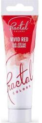  Gél festék Fractal - Vivid Red (30 g) 6192 - dortis (DR-6192)
