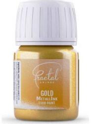  Folyékony metálosfesték Fractal - Gold (30 ml) - dortis (DR-8152)