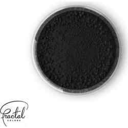 Fractal Colors Ehető porfesték Fractal - Black (1, 5 g) 6161 tortabevonó fondant - Fractal (DR-6161)