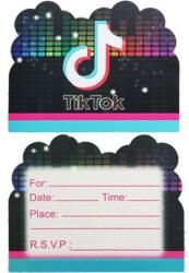 Cakesicq Meghívó születésnapra 10 darab TikTokhoz - Cakesicq (ilcGR.Y092)
