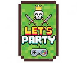 Godan Parti meghívó Minecraft - 6 db - Godan (PF.ZAGO)