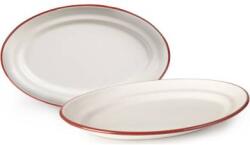 Ibili Porcelános máltai tál vörös-fehér 30 cm - Ibili (908730)