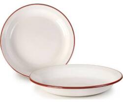 Ibili Porcelán mélytálba piros-fehér 28 cm - Ibili (908028)