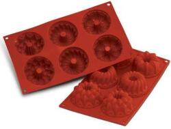 Silikomart Szilikon forma mini kuglófokra, 600 ml, 6 db-os készlet - Silikomart (20.061.00.0065)