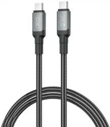 XO Cablu Date/Incarcare XO Design NB-Q264A, USB-C - USB-C, 240W, 1m (Negru)