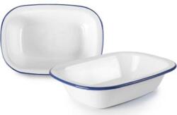 ibili Zománcos tepsi fehér-kék 27 cm - Ibili (905027)