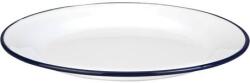 Ibili Lágy, zománcos mély tányér 22 cm kékes szegéllyel - Ibili (901122)