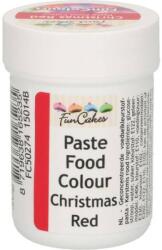 FunCakes Gél lakk karácsonyi piros, 30 g - FunCakes (fc50274)