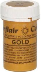 Sugarflair Colours Gyöngyházfényű gélfesték Sugarflair (25 g) Gold 5032 tortadísz - Sugarflair (DR-5032)