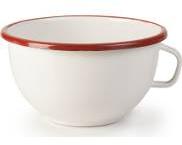 Ibili Porcelános kannáru nyitott fülű bíborvörös-fehér 14 cm - Ibili (909114)