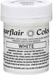 Sugarflair Colours Fehér kakaóvajon alapuló csokiöntet Sugarflair White (35 g) C313 tortához - Sugarflair (DR-C313)