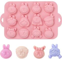 Cakesicq Szilikon forma keverék fejekhez, Labubu - Cakesicq (CM-LB015)