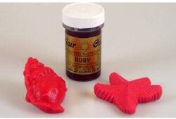 Sugarflair Colours színű zselé (25 g) Ruby 305 tortabevonó fondanthoz - Sugarflair (DR-305)