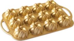 Nordic Ware NW minibábovky 75 let összefonott tekercs 12 formával arany - Nordic Ware (PP-A0044762)