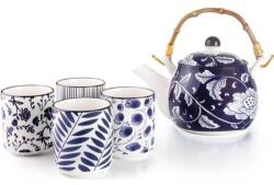 Ibili 460 ml-es japán teáskanna + 4 db 120 ml-es csésze - Ibili (698700)